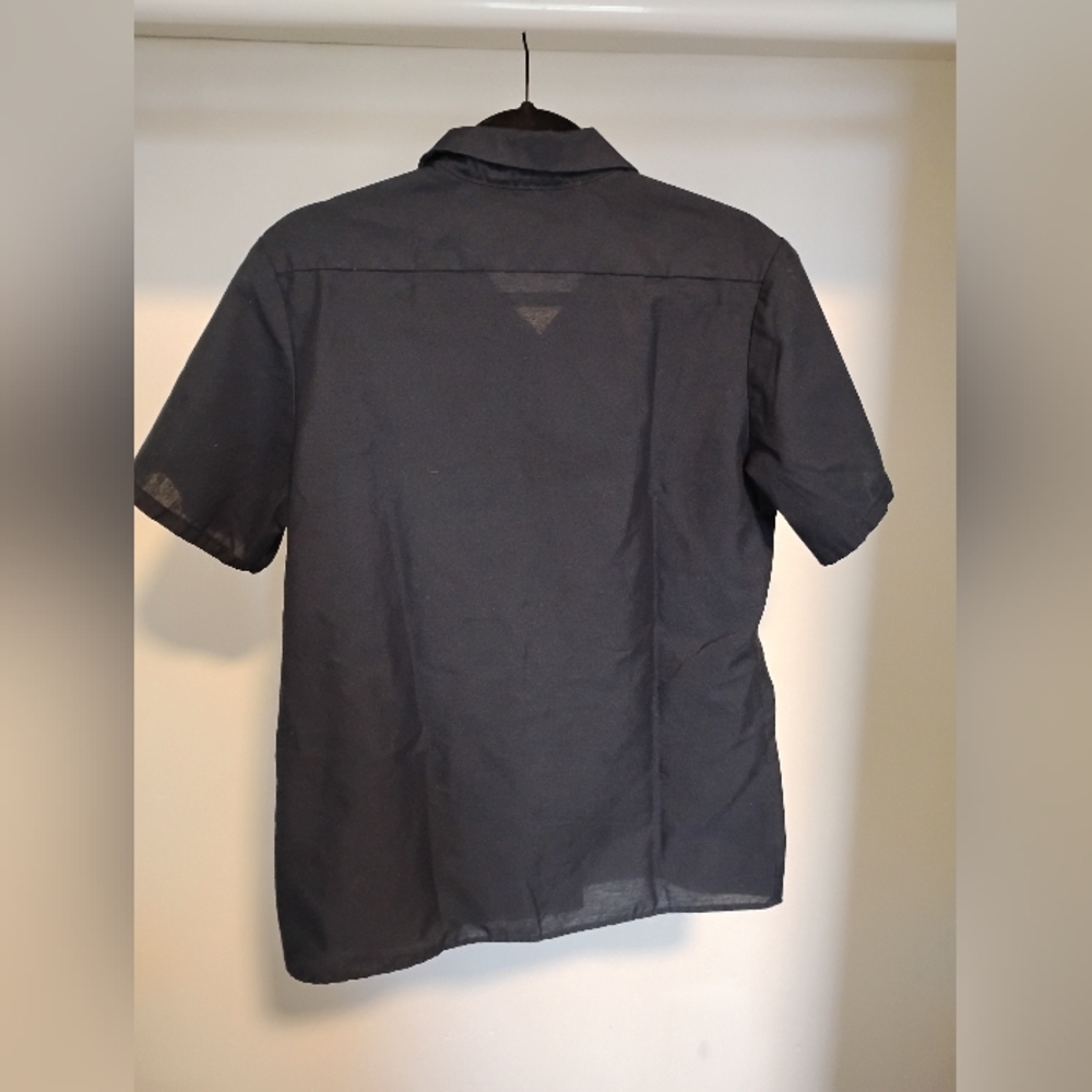 Red Kap Cycle Gear Men's Navy Button Down Work Shirt - Picture 2 of 4